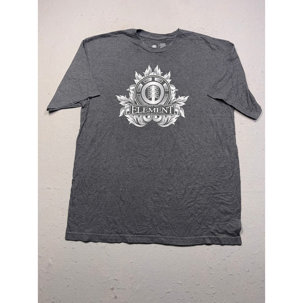 Element T-Shirt Cotton Polyester Charcoal Heather XXL Mens